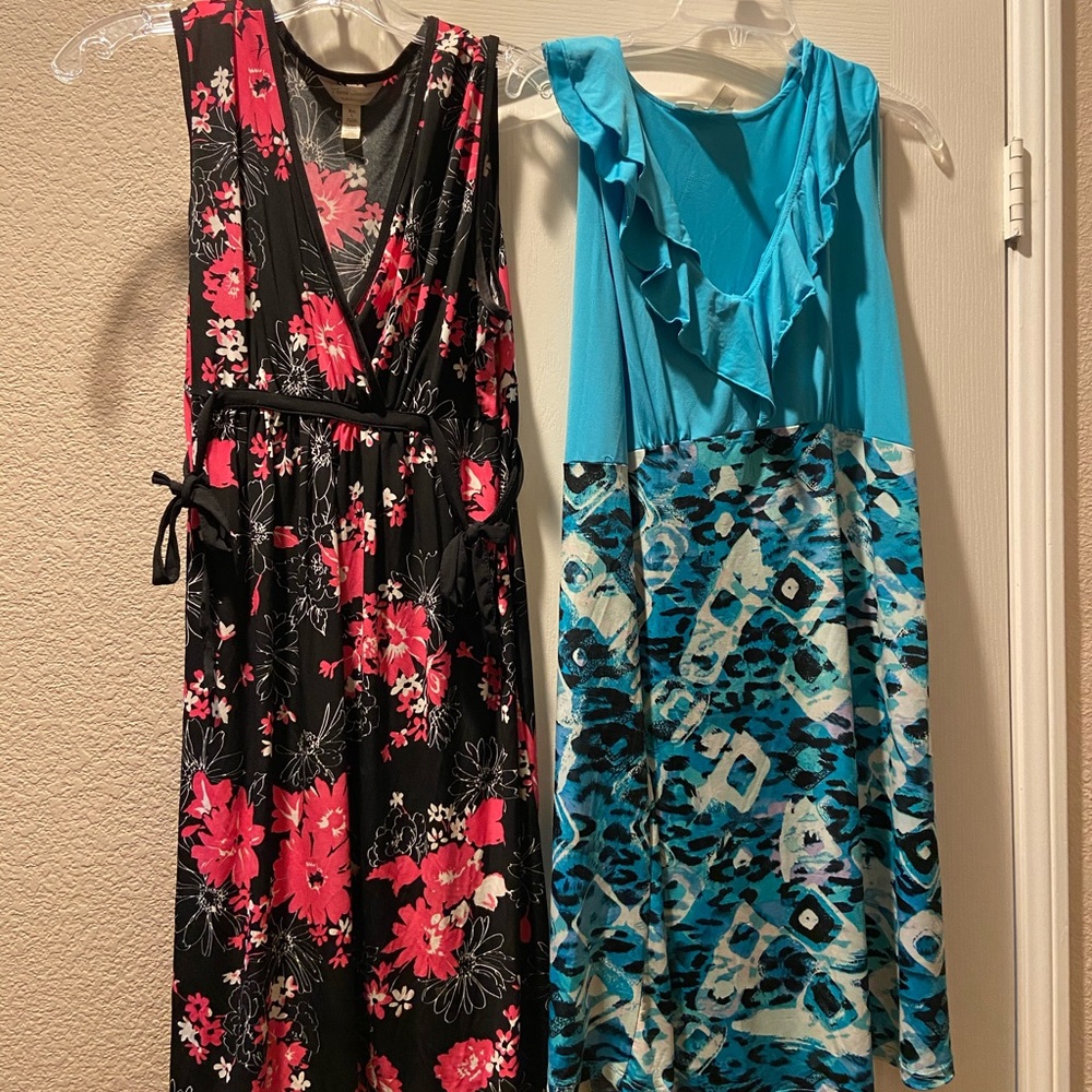 Large maternity dress lot